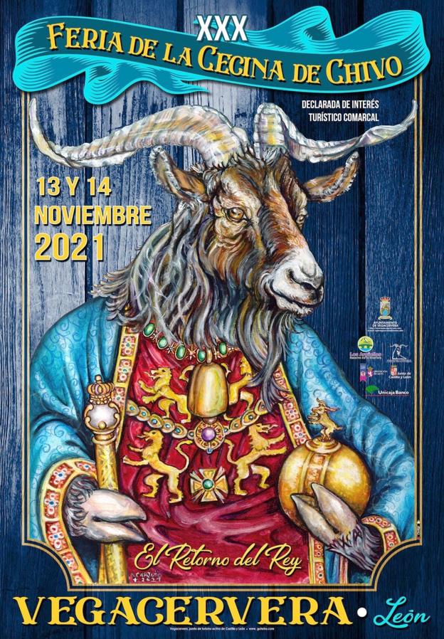 Cartel de la XXX Feria de cecian de chivo.