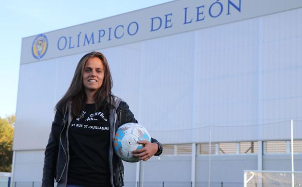 Galería. Yolanda Chamorro, en las instalaciones del Olímpico de León.