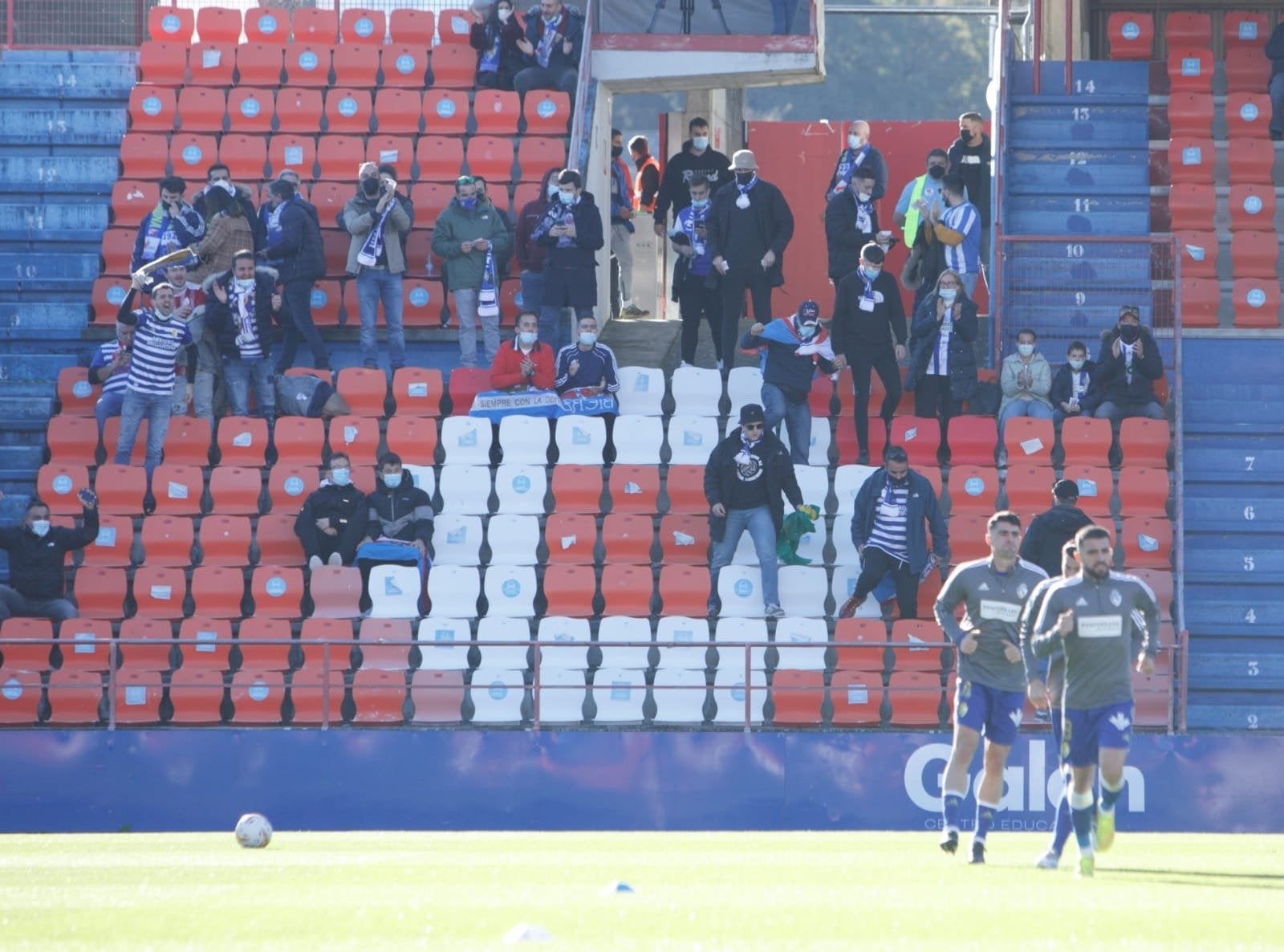 Encuentro disputado por el Lugo y la Ponferradina correspondiente a la Jornada 15 de la Liga Smartbank.