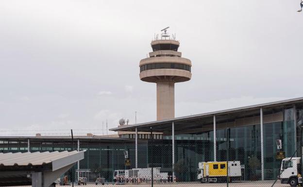 El aeropuerto de Palma de Mallorca. 