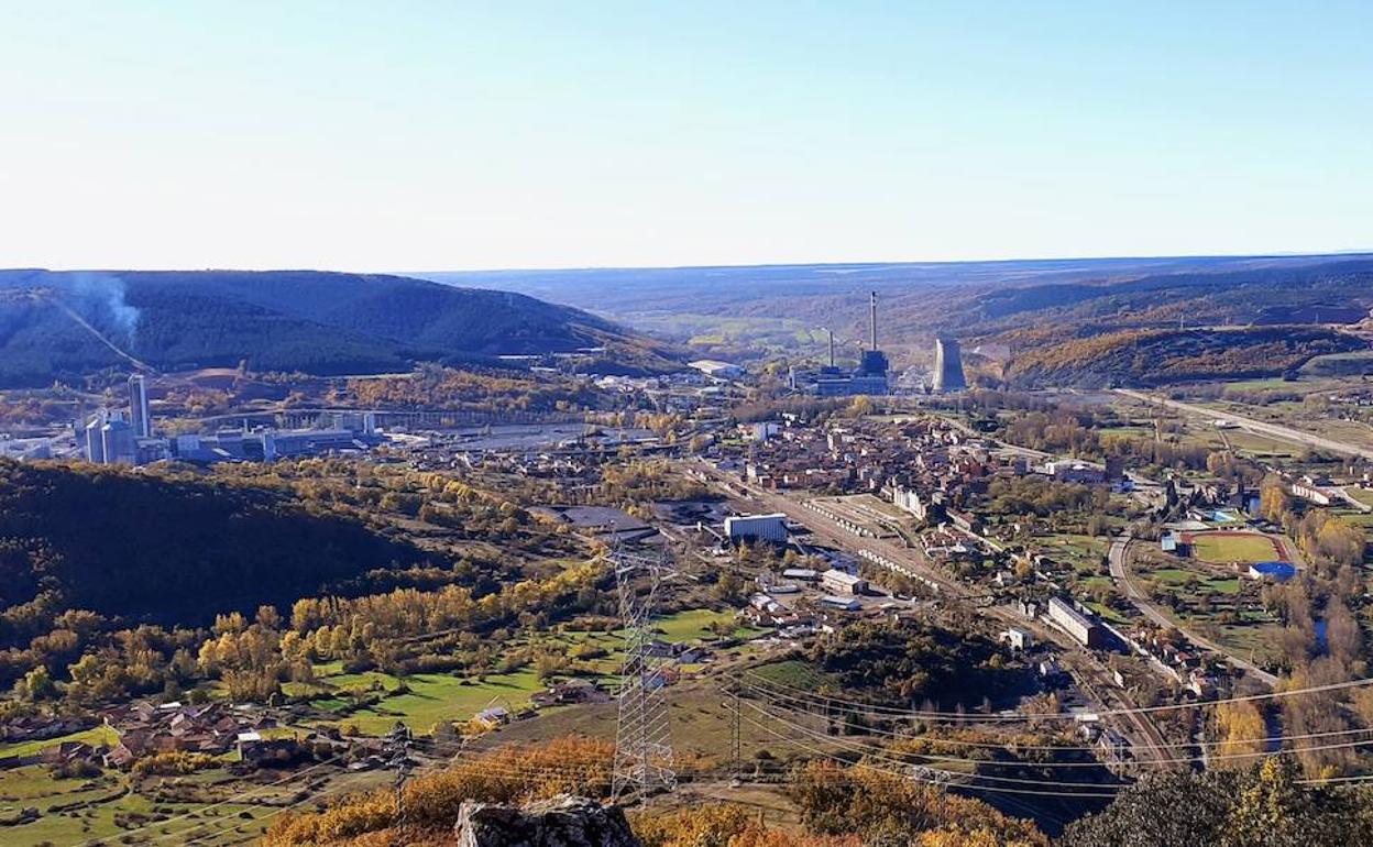 Panorámica de La Robla desde la Peña del Asno.