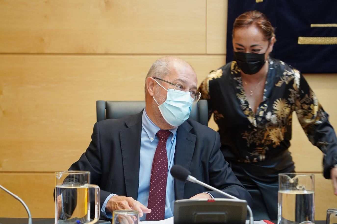 El consejero de Transparencia, Ordenación del Territorio y Acción Exterior, Francisco Igea, presenta los presupuestos para 2022 de su departamento ante la Comisión de Economía y Hacienda de las Cortes.