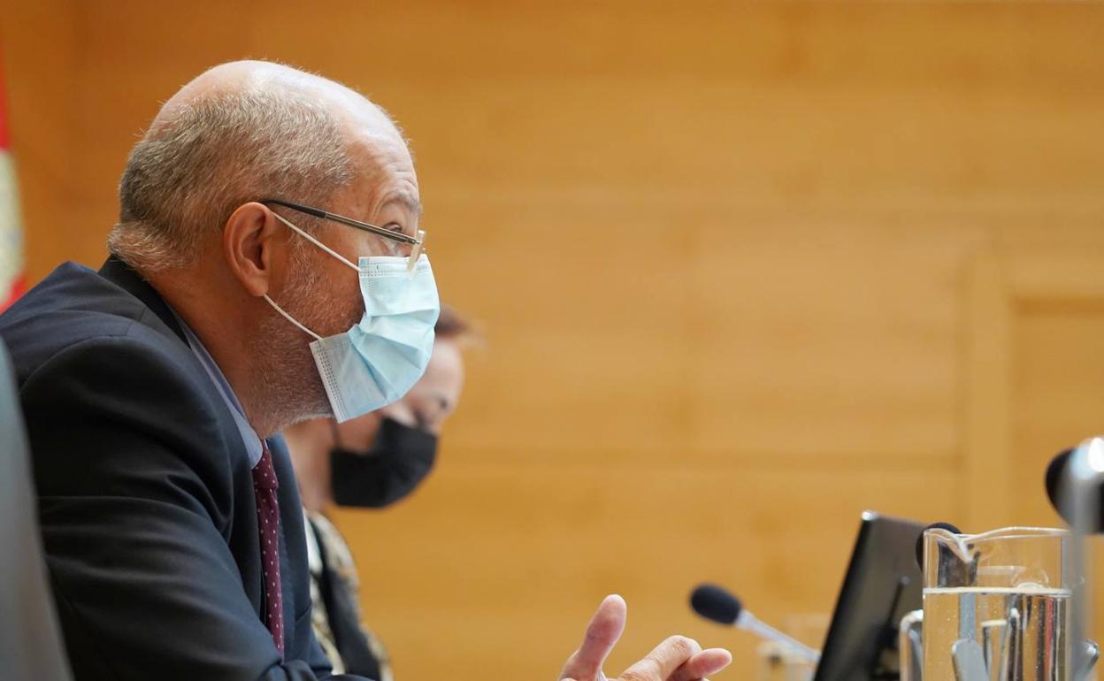 Francisco Igea ha presentado las cuentas de su consejería. 