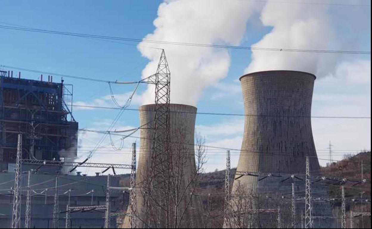 Imagen de la central térmica de La Robla.