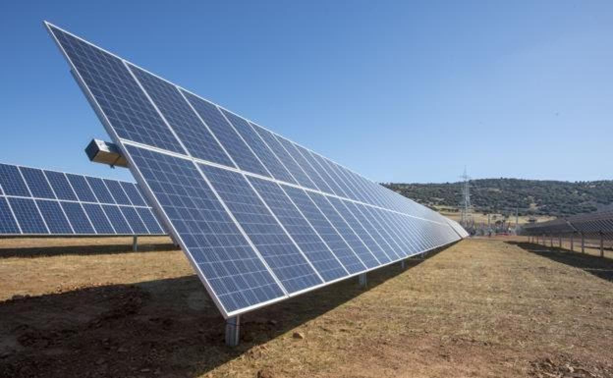 Parque fotovoltaico instalado en la provincia.