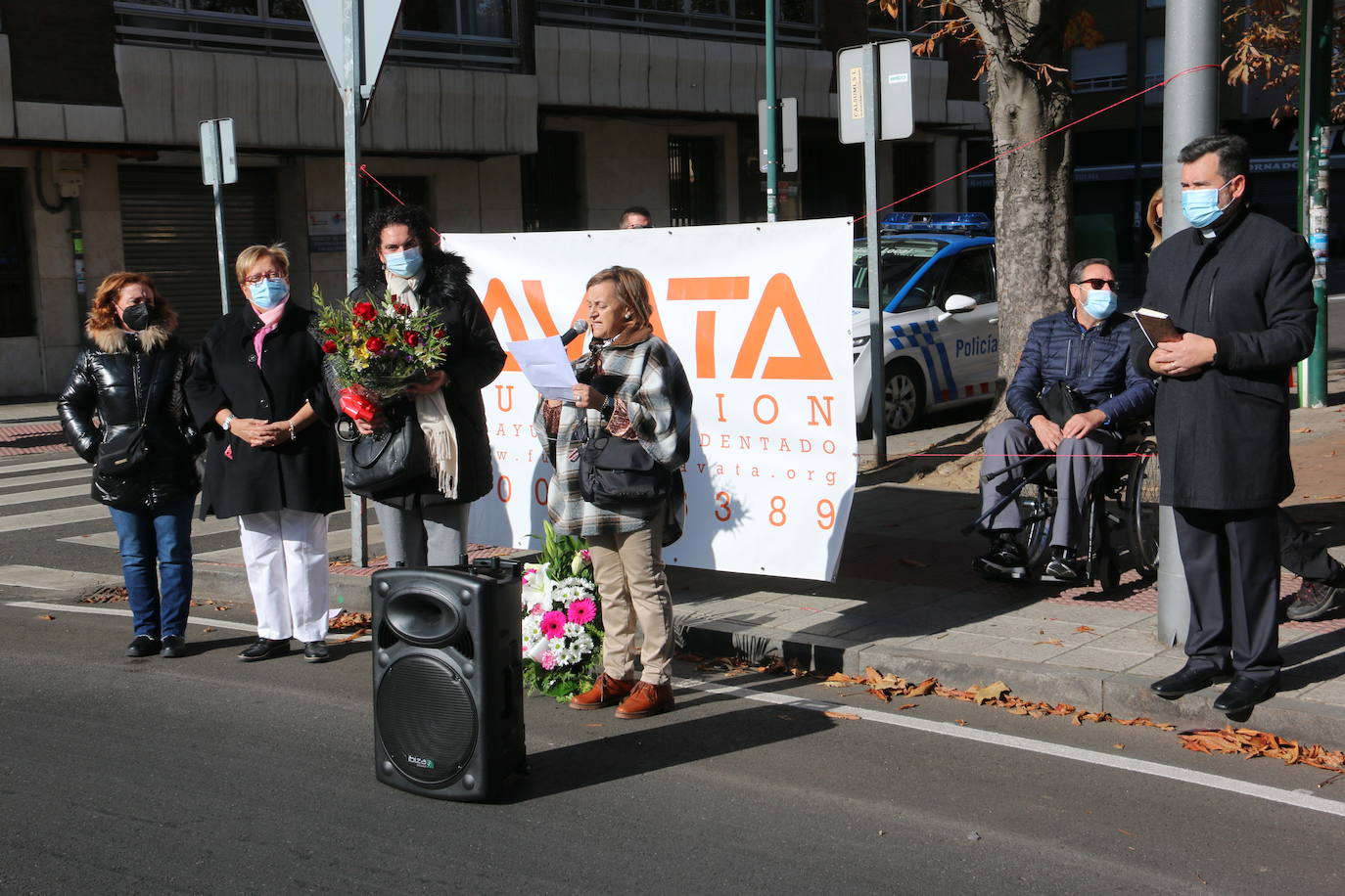 La fundación Avata organiza un acto en memoria de las personas que perdieron la vida en la carretera en la provincia.