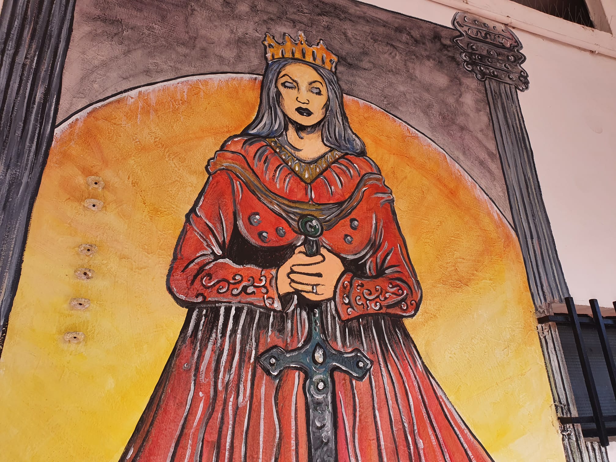 Fotos: Mural temático sobre el Reino de León