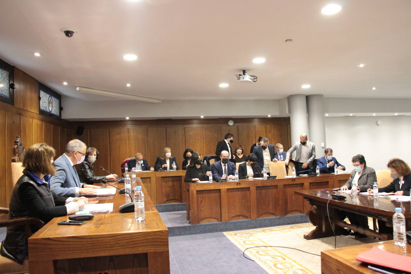 Pleno celebrado este viernes en Ponferrada.