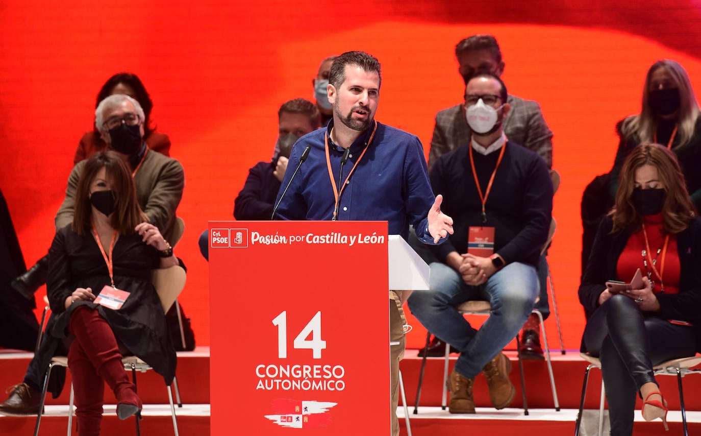 Segunda jornada del 14º Congreso Autonómico del PSOE de Castilla y León, que se celebra en Burgos hasta el 28 de noviembre.