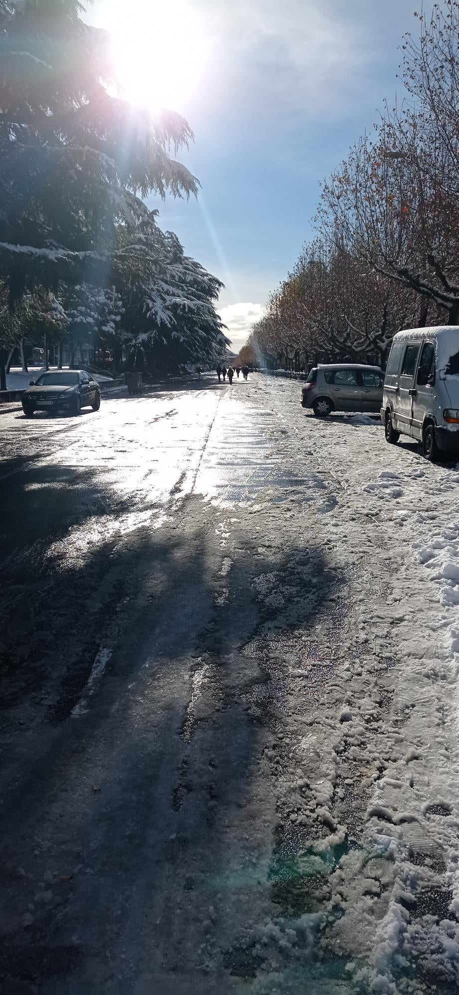 Los comerciantes del rastro dominical se han concentrado este domingo a las puertas del paseo de Papalaguinda donde tendrían que estar los puestos del mercadillo