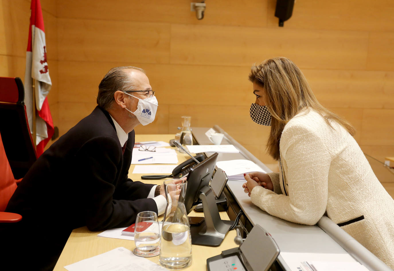 Reunión de la Junta de Portavoces de las Cortes de Castilla y León.