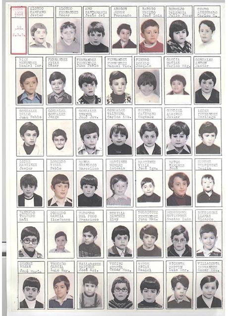 Imagen - Ficha de la clase de los alumnos de 1º de EGB 