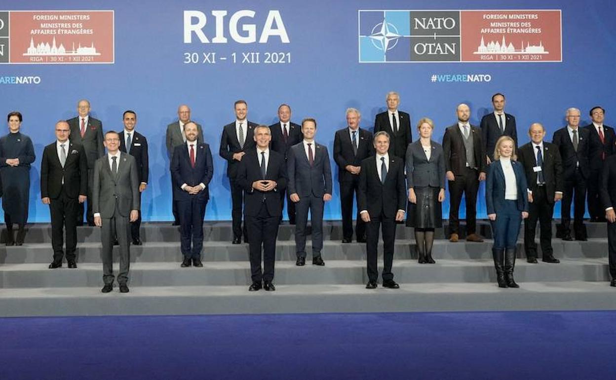 Reunión de los ministros de Exteriores de la OTAN en Riga.