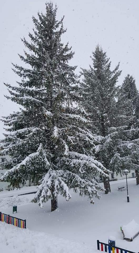 La situación meteorológica vuelve a complicarse en la provincia | Cae la cota de nieve y los paisajes nevados regresan a la zona norte. 