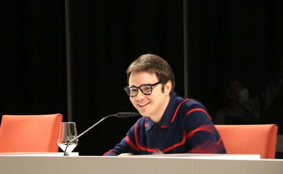 Conrado Martín durante la presentación del documental en el MUSAC