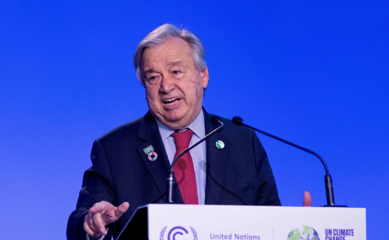 António Guterres, secretario general de la ONU: