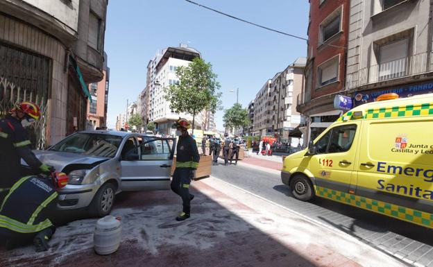 Atropello múltiple en el centro de Ponferrada.