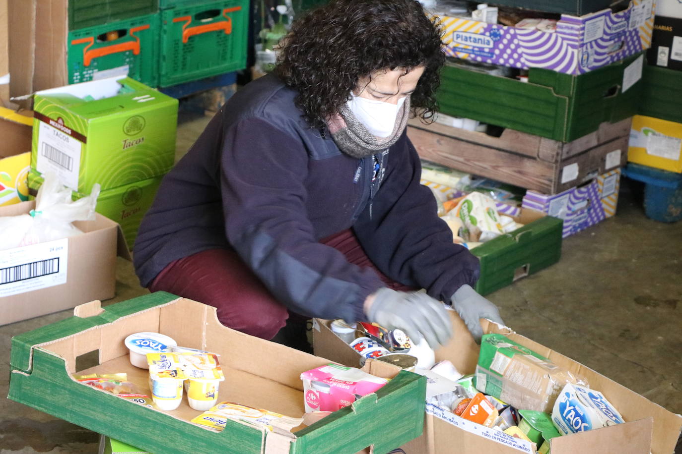 Desde el Banco de Alimentos de León señalan al sistema de donativos en caja como una de las causas de la disminución casi un 50% de lo recaudado respecto a 2020 y a la aparente 'nueva normalidad' que no es tal | Más de 1.000 familias se beneficiarán de estas donaciones fundamentales en fechas navideñas.