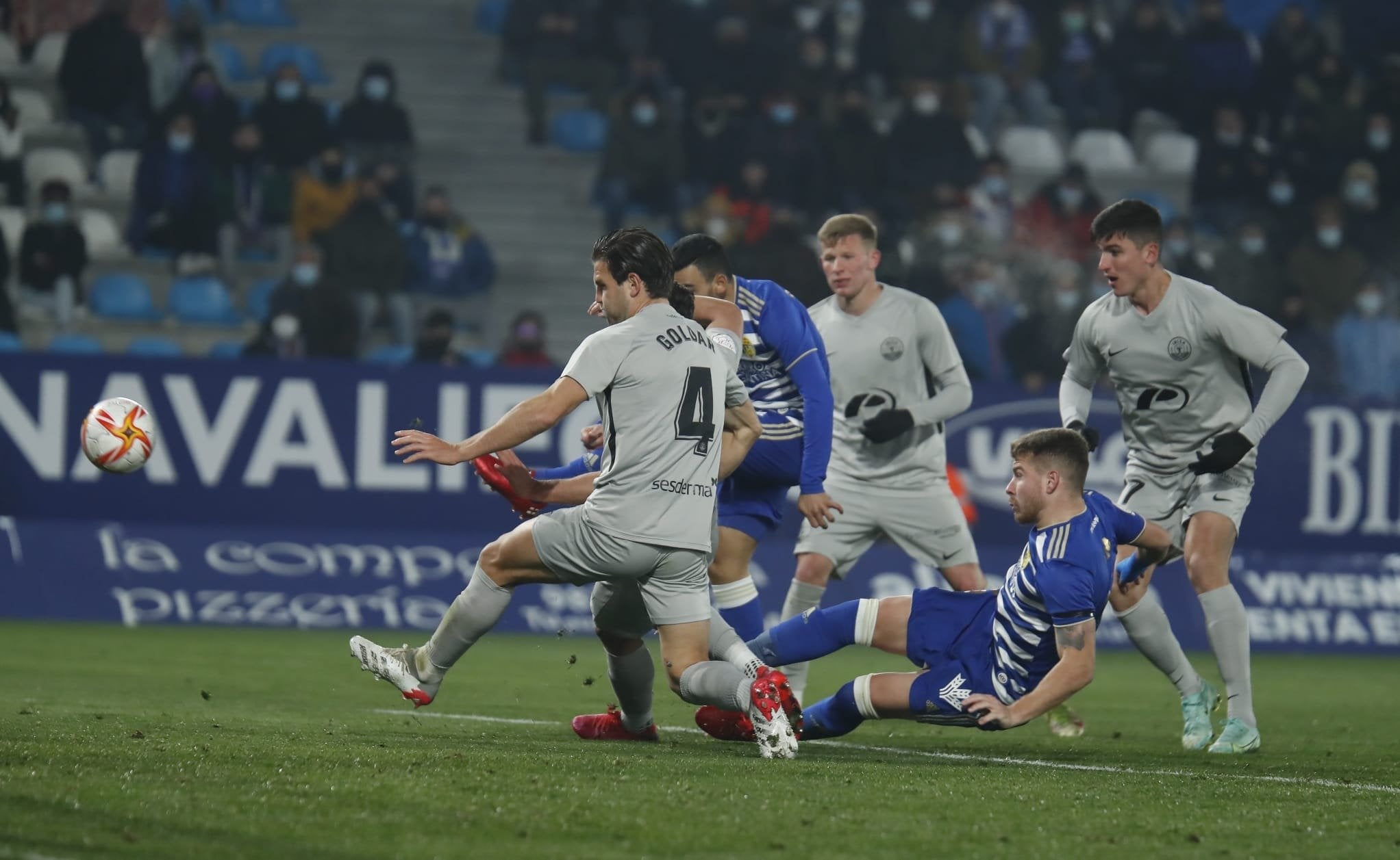 Los bercianos lograron avanzar de ronda gracias al gol de Romera en la prórrga ante los isleños .