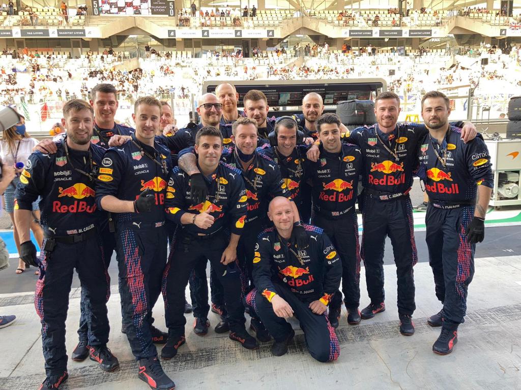 El leonés ha formado parte del equipo de mecánicos del reciente campeón, Max Verstappen.