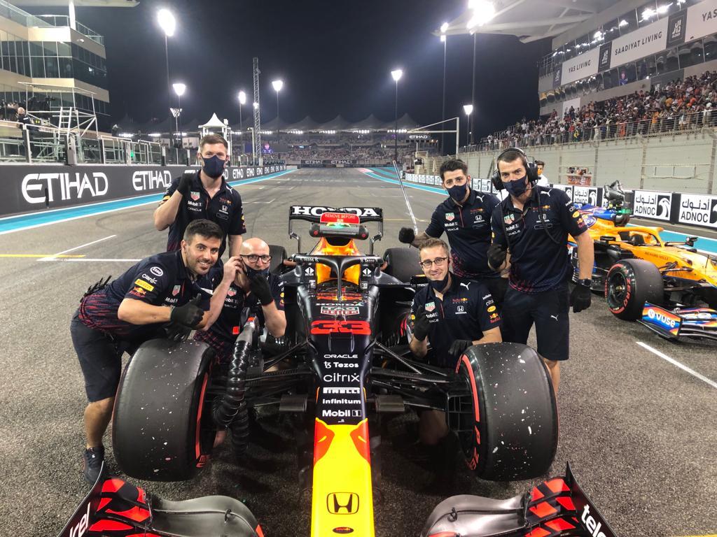 El leonés ha formado parte del equipo de mecánicos del reciente campeón, Max Verstappen.