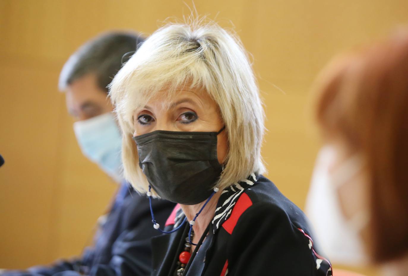 La consejera de Sanidad, Verónica Casado, preside la reunión del Observatorio de Agresiones de Castilla y León.