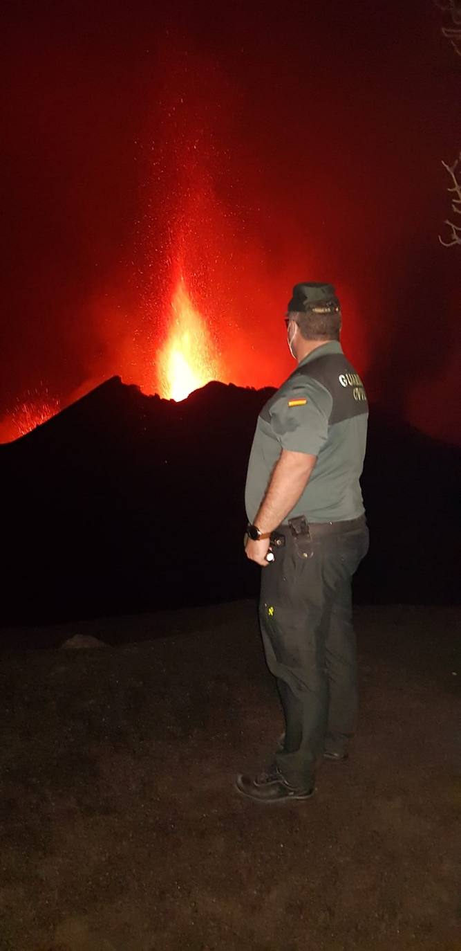 Guillermo se ha desplazado desde Valencia de Don Juan a colaborar en La Palma. 