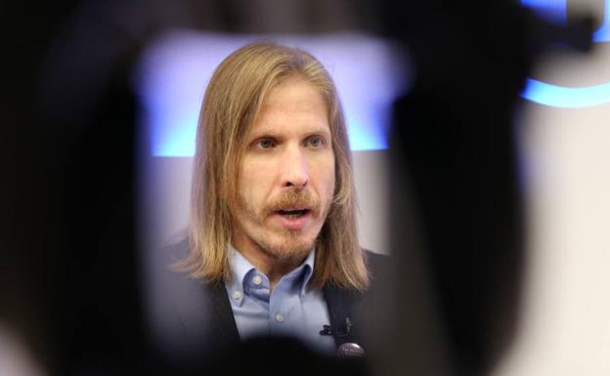 Pablo Fernández, durante una rueda de prensa. 