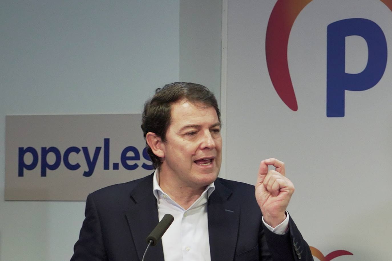 El presidente del PP de Castilla y León, Alfonso Fernández Mañueco, clausura el Comité Ejecutivo Autonómico de la formación.