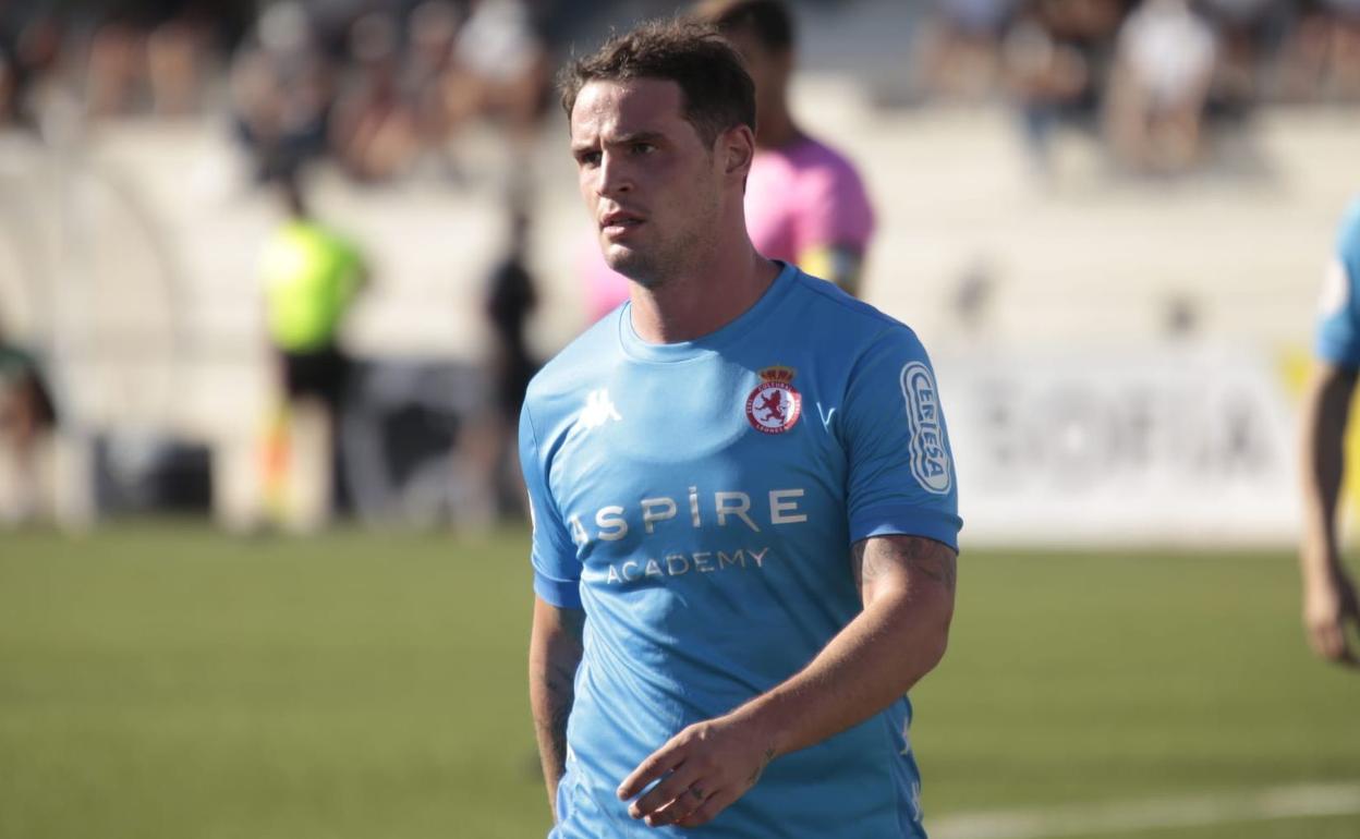 Christian Galas, en un partido con la Cultural.