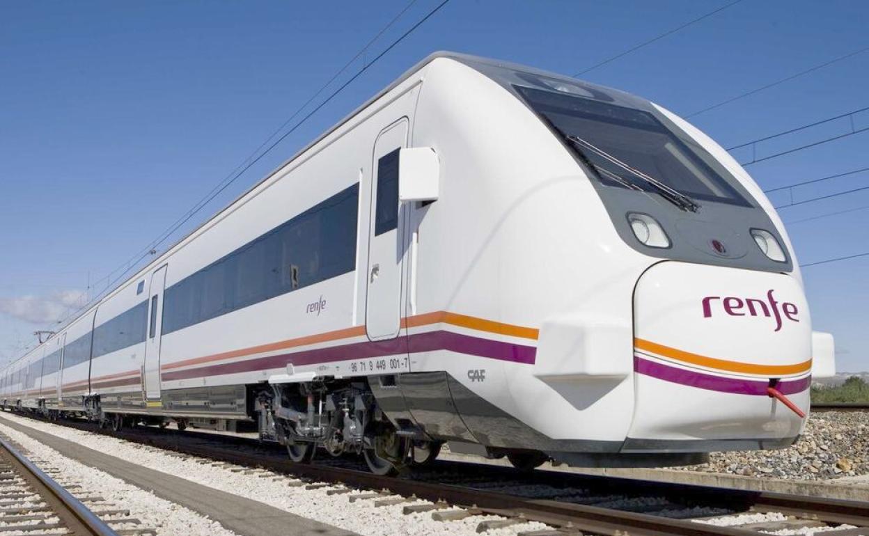 Iagen de un tren de la compañía Renfe, ahora la devolución de billetes será facilitada por la alta incidencia covid.