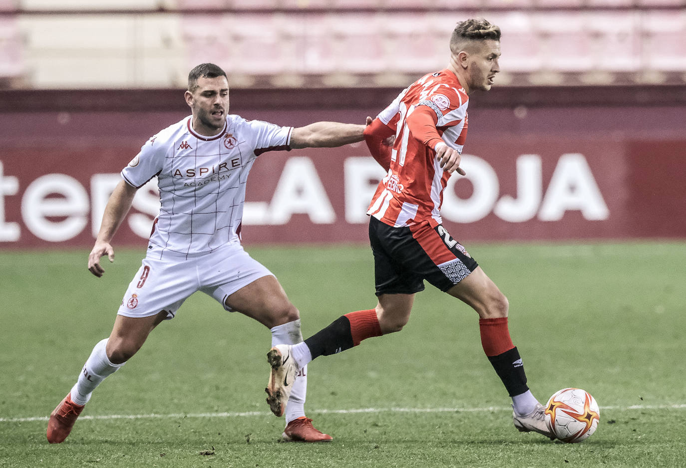 El conjunto leonés iguala sin goles en su vista a Las Gaunas para medirse a la UD Logroñés