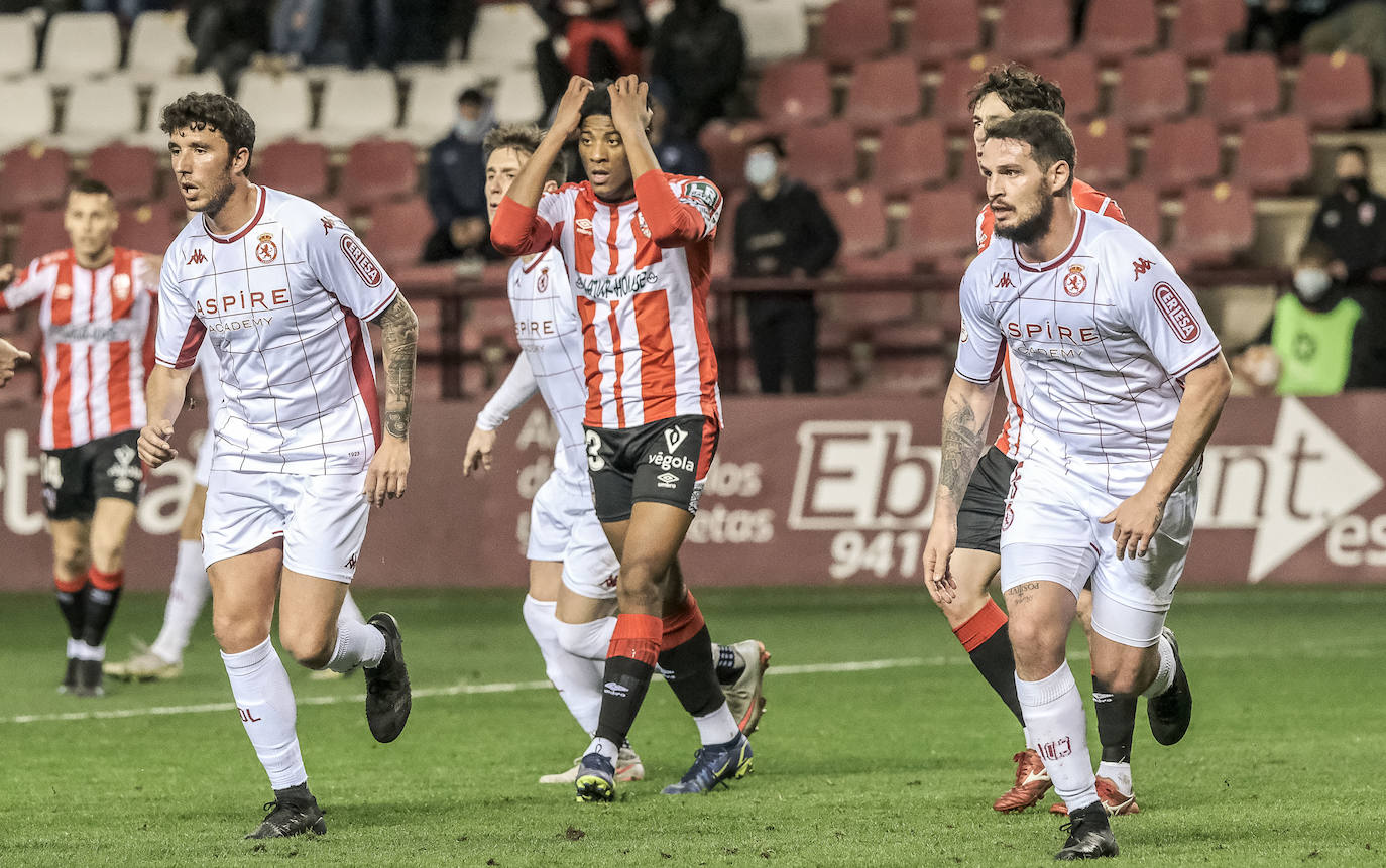 El conjunto leonés iguala sin goles en su vista a Las Gaunas para medirse a la UD Logroñés