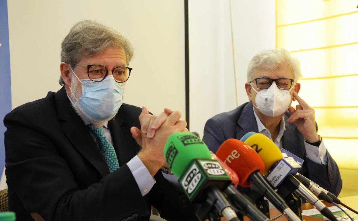 El presidente de la CEOE CyL, Santiago Aparicio, en una imagen de archivo.