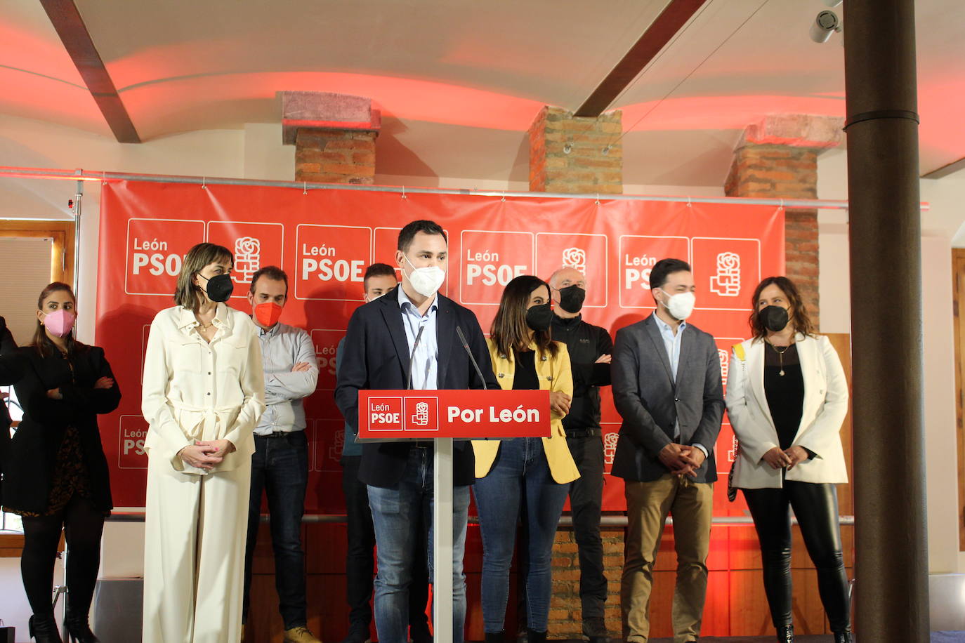 La lista del PSOE por León a las elecciones autónomicas ha presentado su candidatura