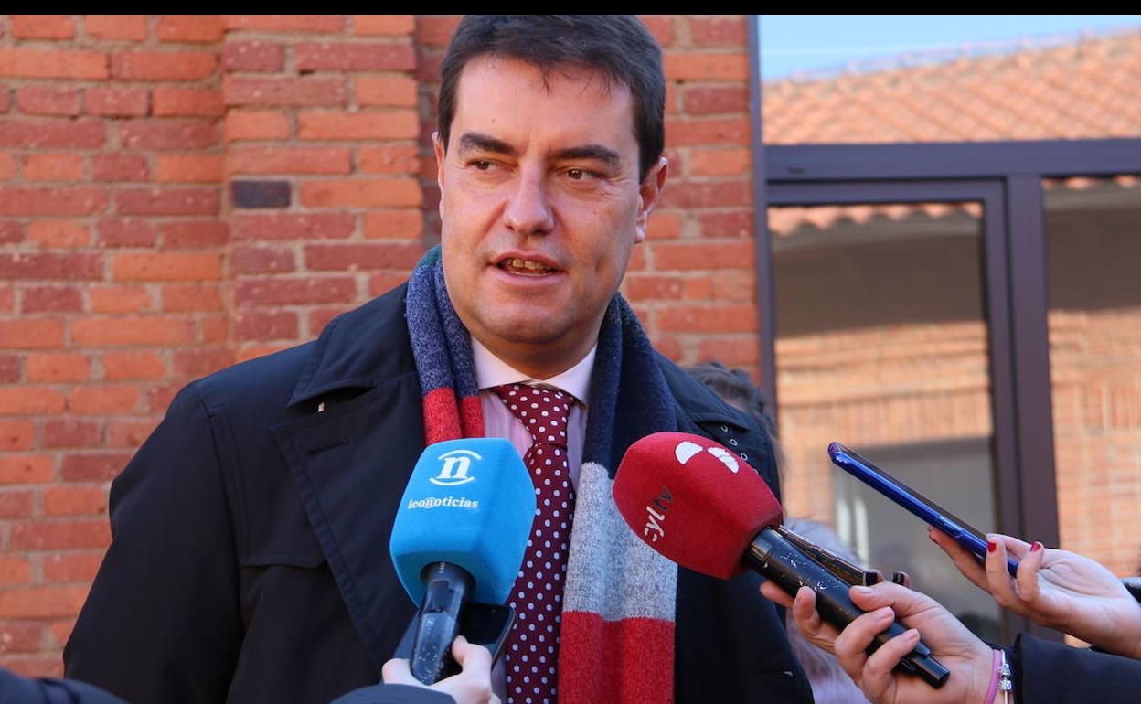 El candidato por el PP de Burgos a las Cortes de Castilla y León, Ángel Ibáñez, en una imagen de archivo.