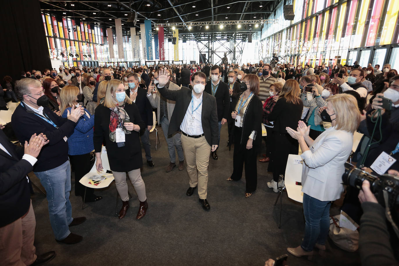 Inicio del XIV Congreso del Partido Popular de Castilla y León. En la imagen, elección de la Mesa del Congreso y aprobación del Reglamento del Congreso. En la imagen, la presidenta del Comité Organizador, Isabel Blanco.