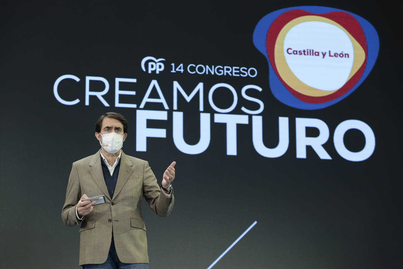 Inicio del XIV Congreso del Partido Popular de Castilla y León. En la imagen, elección de la Mesa del Congreso y aprobación del Reglamento del Congreso. En la imagen, la presidenta del Comité Organizador, Isabel Blanco.