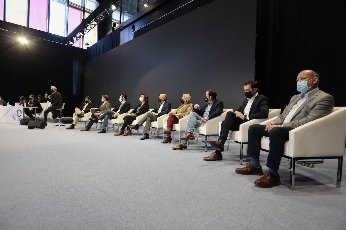 Inicio del XIV Congreso del Partido Popular de Castilla y León. En la imagen, elección de la Mesa del Congreso y aprobación del Reglamento del Congreso. En la imagen, la presidenta del Comité Organizador, Isabel Blanco.