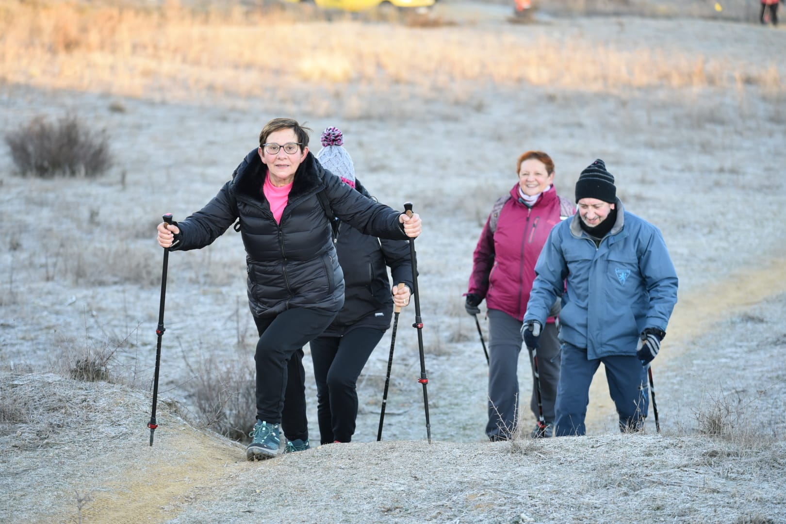 Participantes en la Transcandamia 2022 en la categoría de andarines