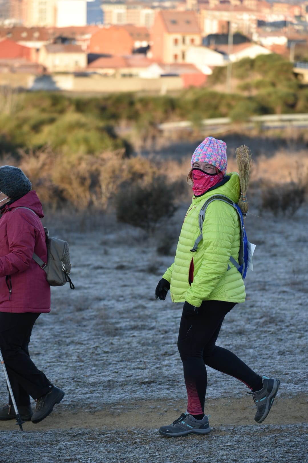 Participantes en la Transcandamia 2022 en la categoría de andarines