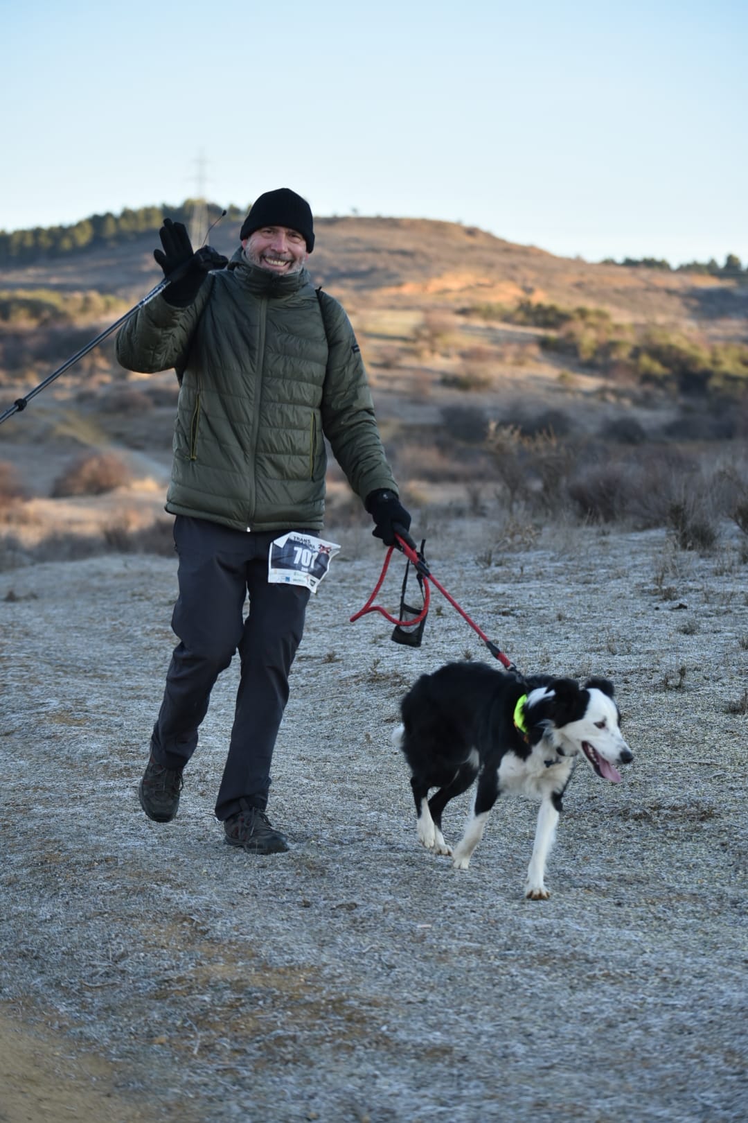 Participantes en la Transcandamia 2022 en la categoría de andarines