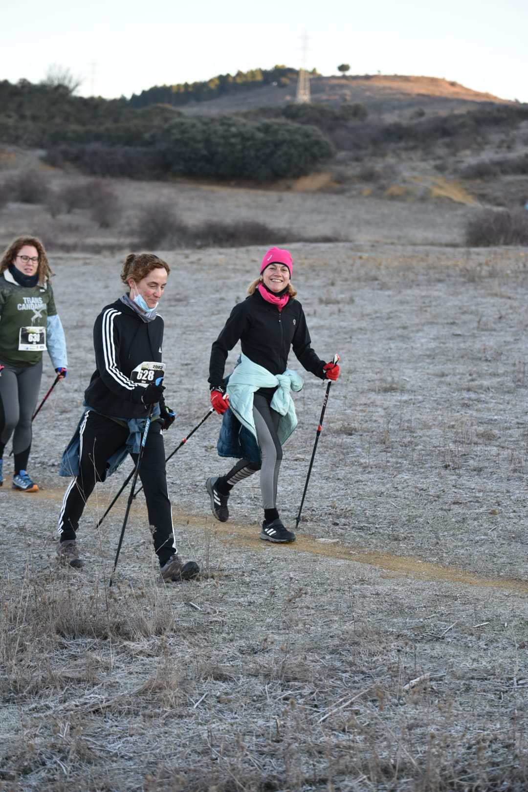Participantes en la Transcandamia 2022 en la categoría de andarines