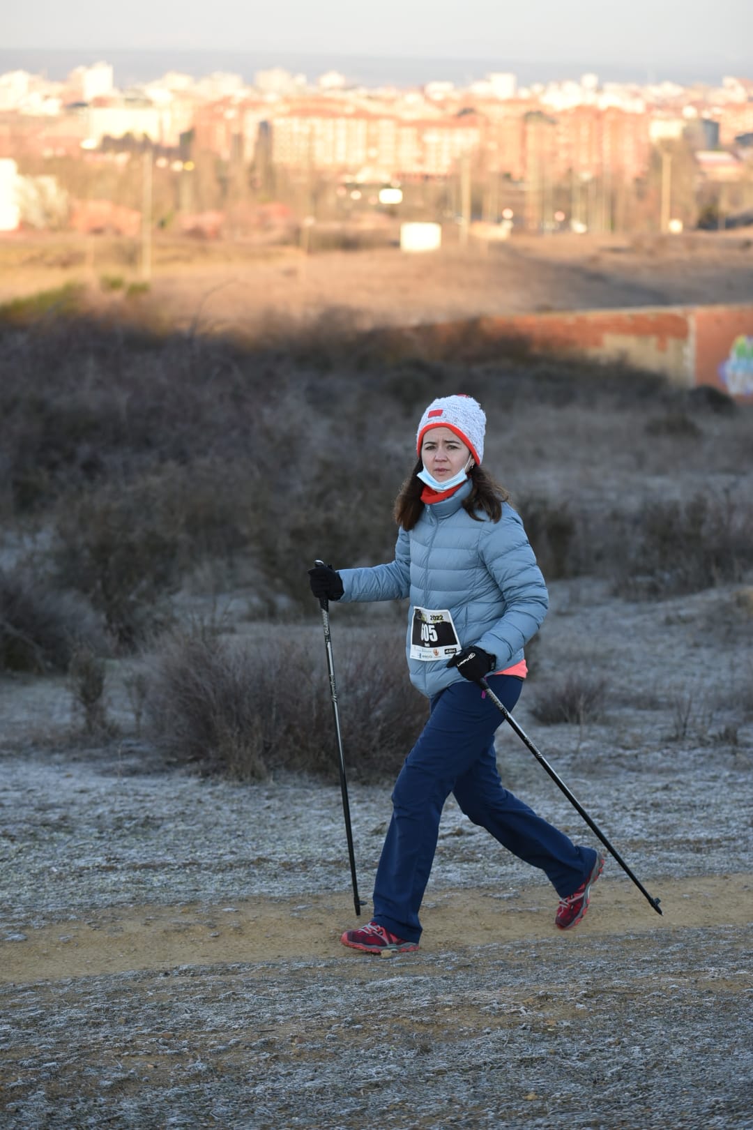 Participantes en la Transcandamia 2022 en la categoría de andarines