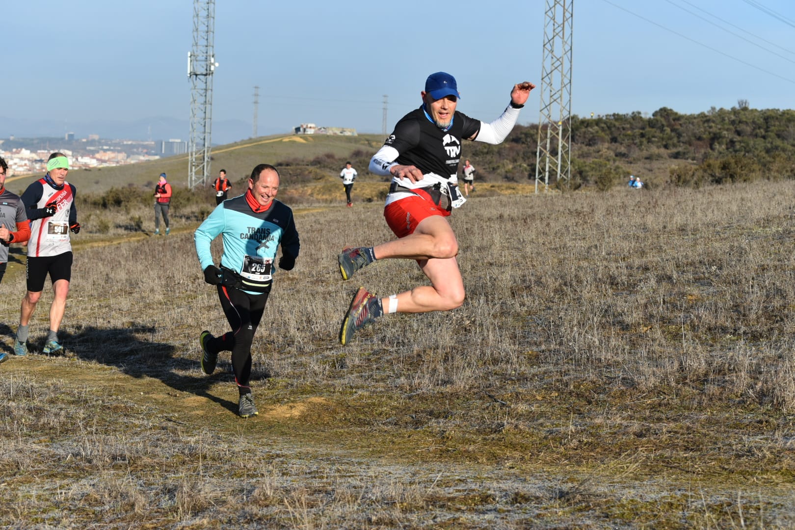 El triatleta soriano Héctor Montón durante la prueba