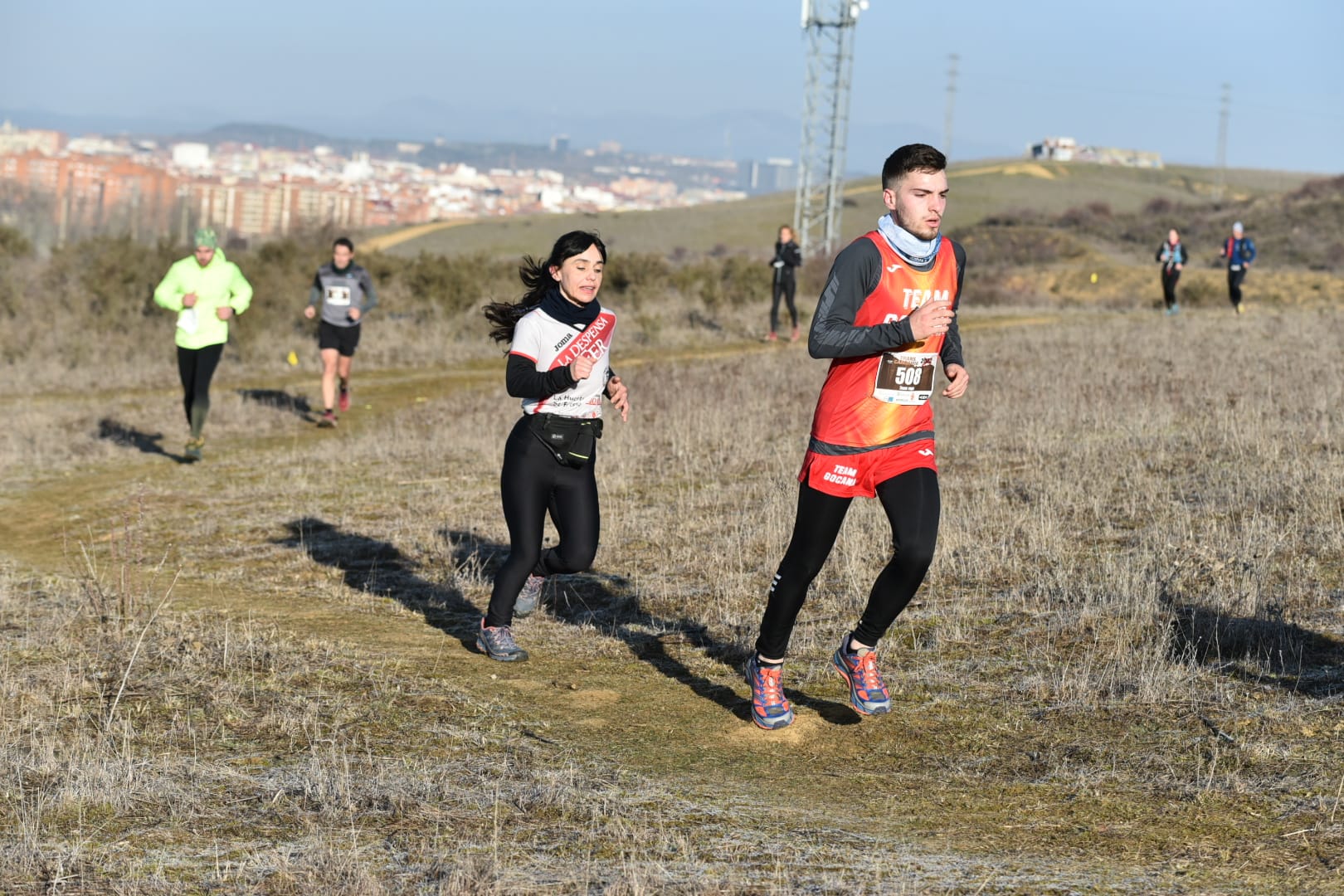El triatleta soriano Héctor Montón durante la prueba