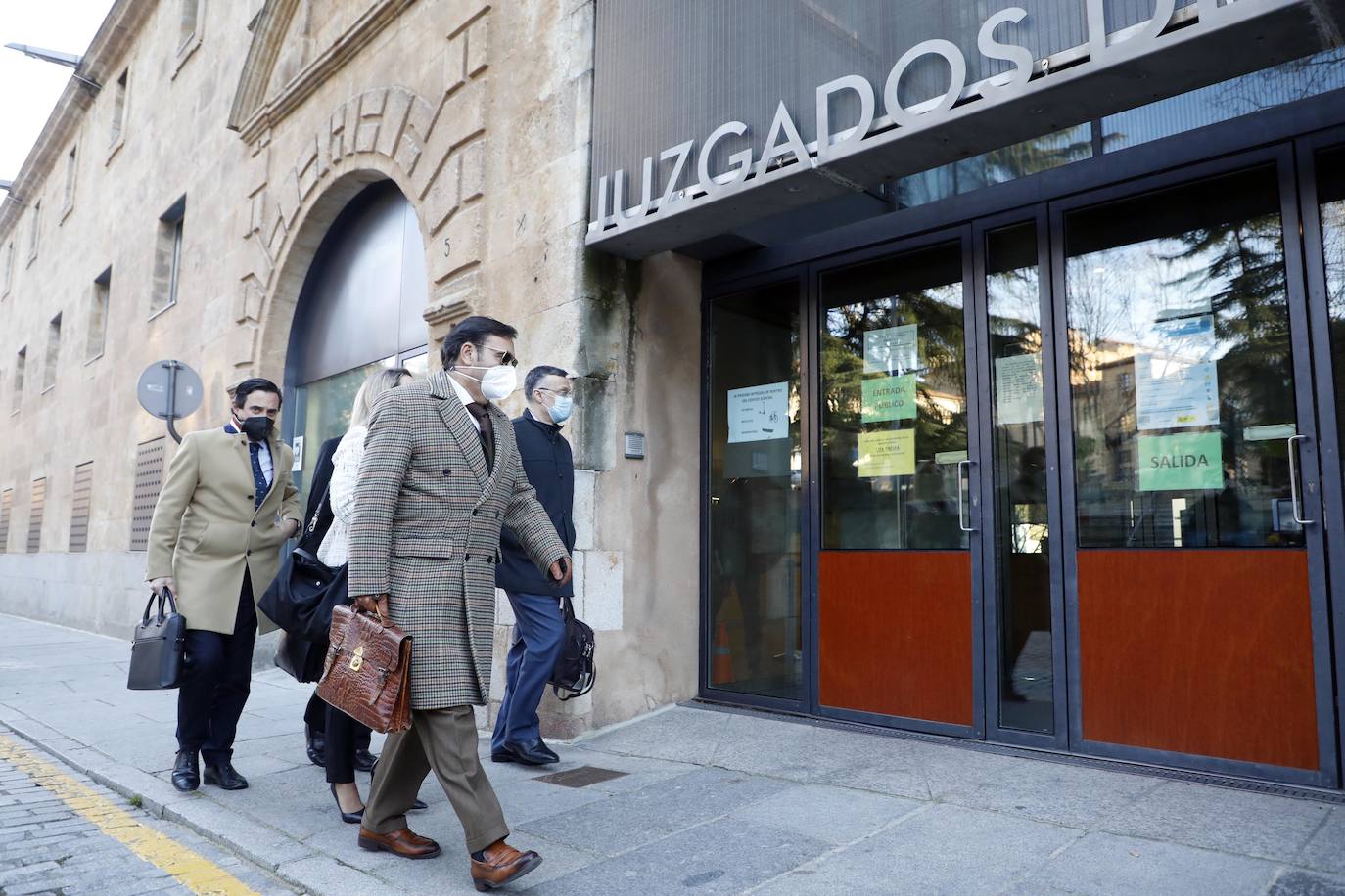 El presidente del Partido Popular de Salamanca, Javier Iglesias, comparece en sede judicial por el caso de las primarias de esta formación en 2017.