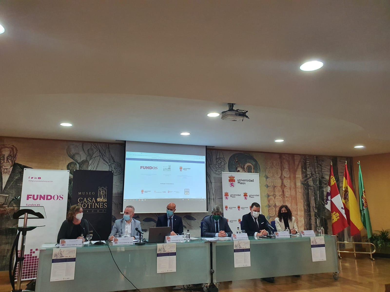 Presentación del Congreso Internacional Las Reales Sociedades Económicas De Amigos Del País. 240 aniversario de la constitución de la Real Sociedad Económica de Amigos del País de León, que tendrá lugar los próximos días 30, 31 de marzo y 1 de abril.