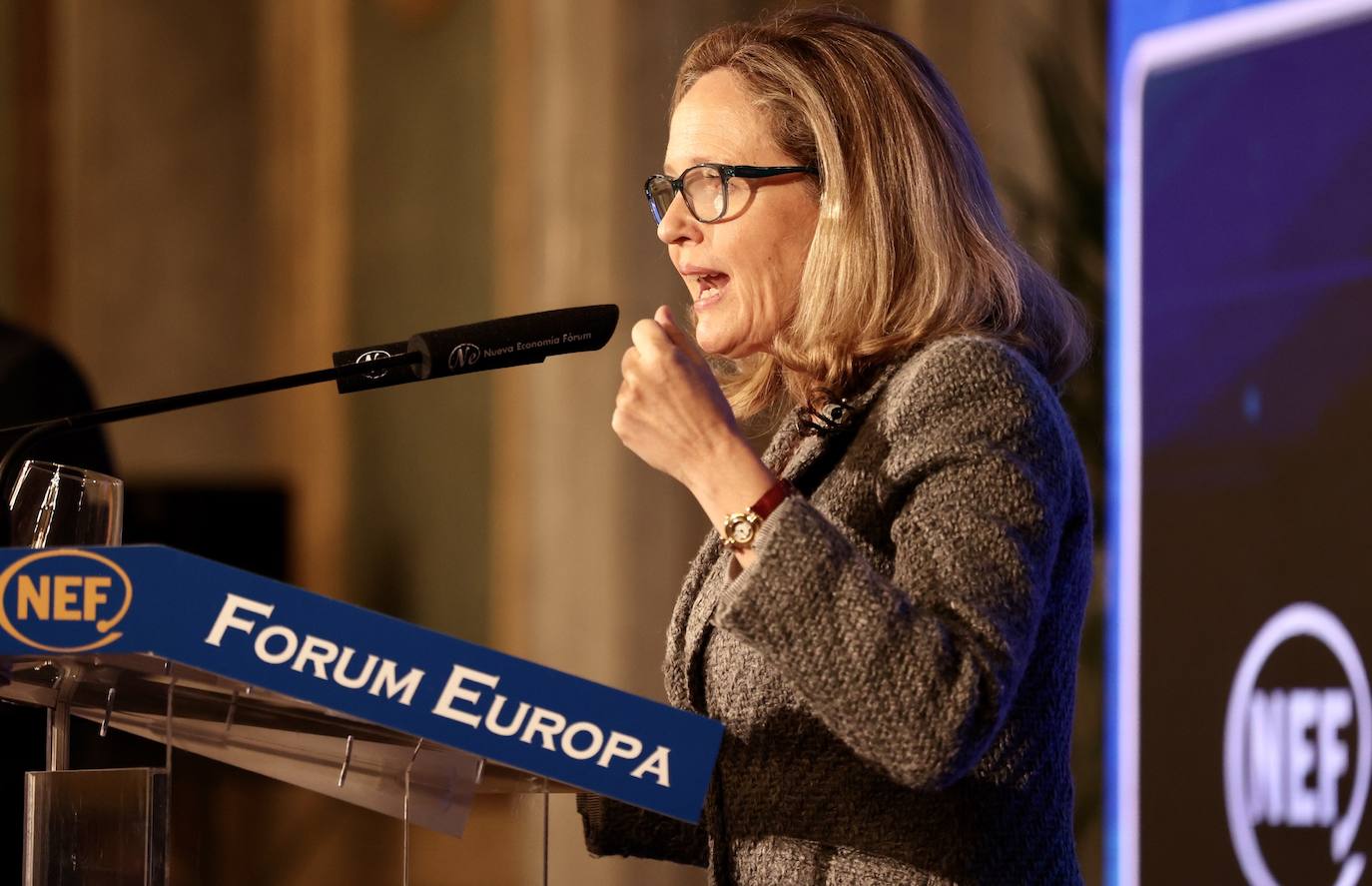 Desayuno informativo del Fórum Europa con el secretario general del PSOE de Castilla y León y candidato a la Junta, Luis Tudanca, quien será presentado Por la ministra de Economía, Nadia Calviño.