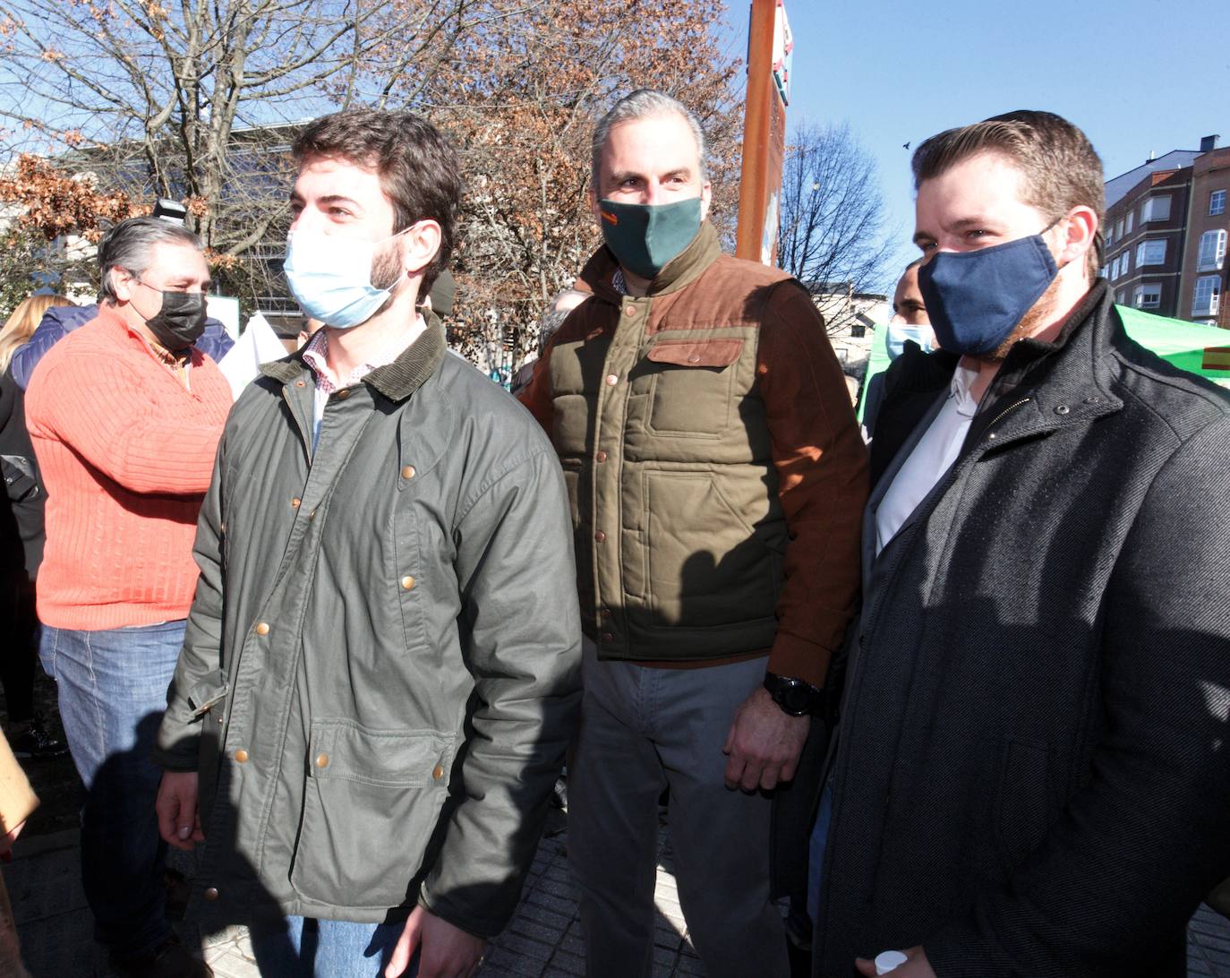 Acto público de Vox en Ponferrada con la participación de su secretario general y el candidato a la Presidencia de la Junta.